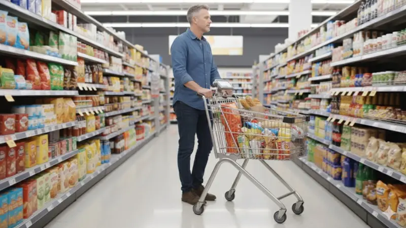 Smart Cart in grocery store