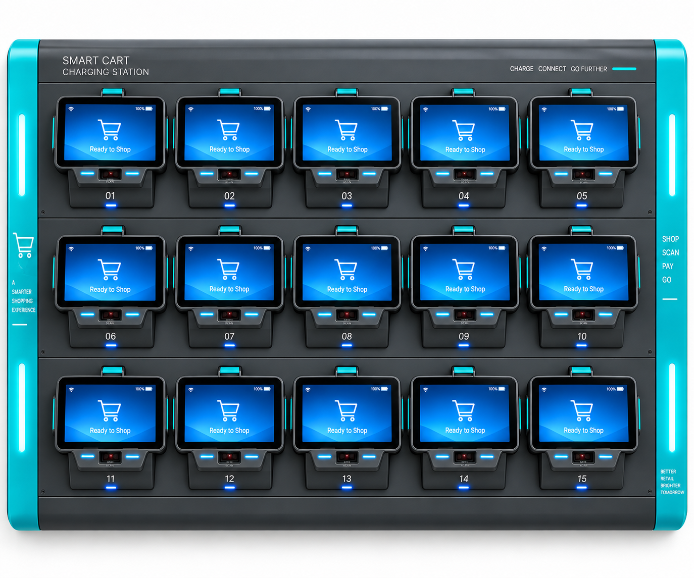 SwiftCart Charging Wall