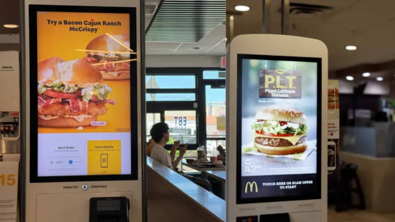 McDonald’s self-service kiosk