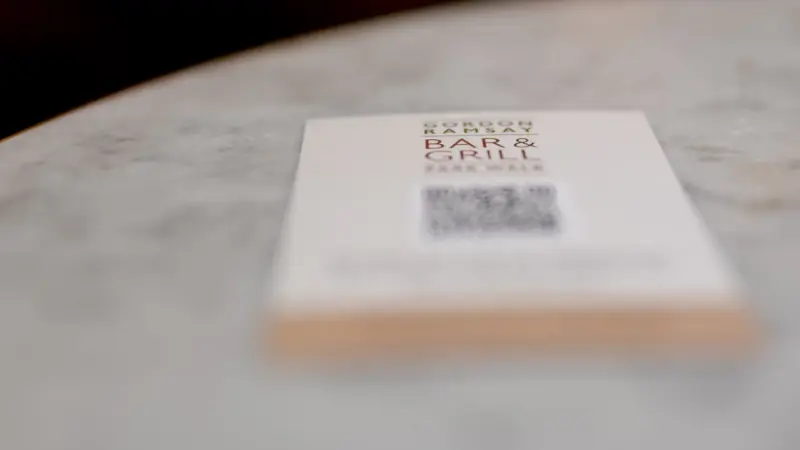 QR code menu