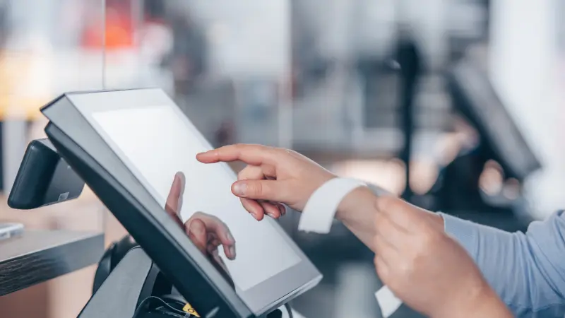 a modern cash register