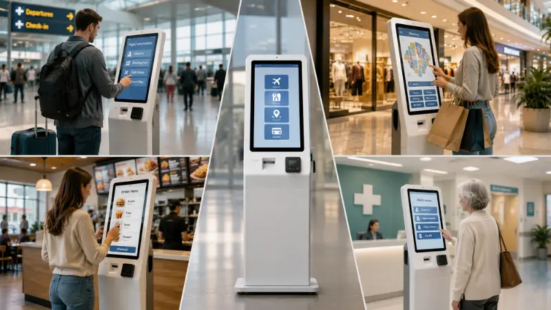 kiosks operate in real-world conditions
